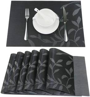 Glosstiy Glam Rectangular Pack of 6 Table Placemat