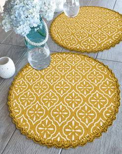 Saral Home Round Pack of 2 Table Placemat