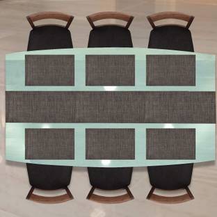 HOKiPO Rectangular Pack of 7 Table Placemat