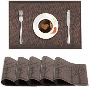 HOKiPO Rectangular Pack of 6 Table Placemat