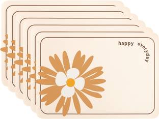 YELONA Rectangular Pack of 6 Table Placemat
