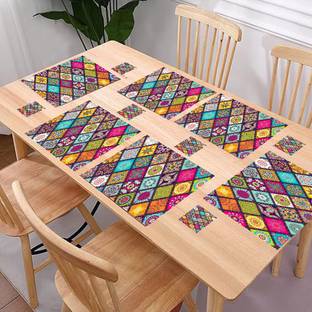 LAPHINO Square Pack of 6 Table Placemat