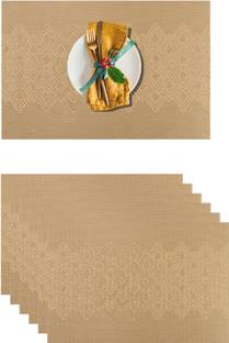 YELONA Rectangular Pack of 6 Table Placemat