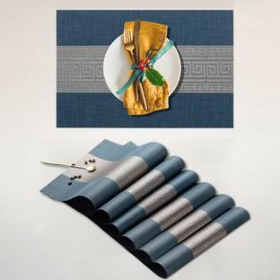 YELONA Rectangular Pack of 6 Table Placemat
