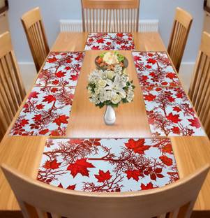 Kanushi Industries Rectangular Pack of 6 Table Placemat