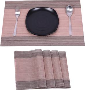 YELONA Rectangular Pack of 4 Table Placemat