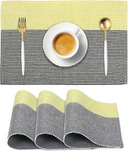 HOKiPO Rectangular Pack of 4 Table Placemat
