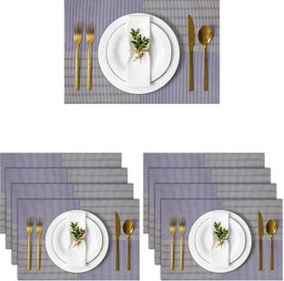 YELONA Rectangular Pack of 8 Table Placemat