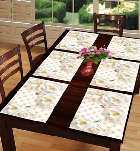 REVEXO Rectangular Pack of 6 Table Placemat