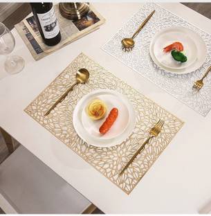 KRITVI ENTERPRISES Rectangular Pack of 2 Table Placemat