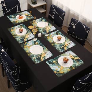 KUBER INDUSTRIES Rectangular Pack of 6 Table Placemat