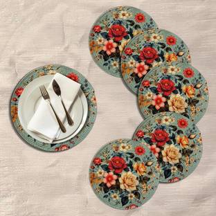 Artistic Den Round Pack of 6 Table Placemat