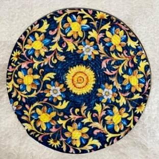 Artistic Den Round Pack of 1 Table Placemat