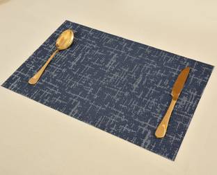 YELLOW WEAVES Rectangular Pack of 6 Table Placemat