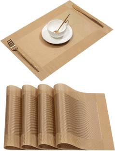 UniKart Rectangular Pack of 4 Table Placemat