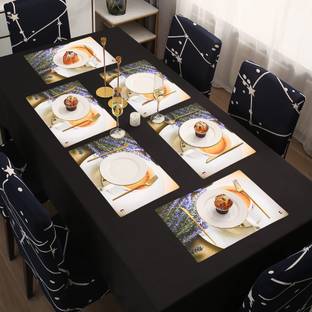 KUBER INDUSTRIES Rectangular Pack of 6 Table Placemat