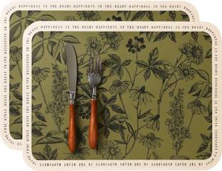 YELONA Rectangular Pack of 2 Table Placemat