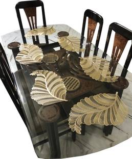 LaVichitra Oval Pack of 6 Table Placemat
