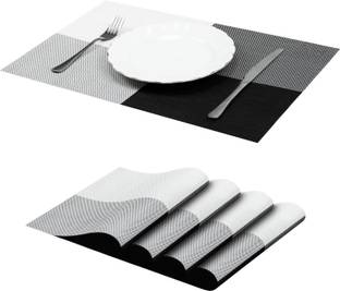 YELONA Rectangular Pack of 4 Table Placemat