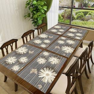 REVEXO Rectangular Pack of 6 Table Placemat