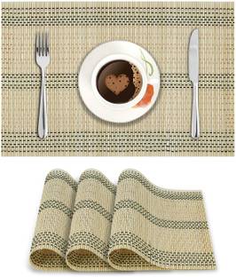 HOKiPO Rectangular Pack of 4 Table Placemat
