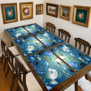 REVEXO Rectangular Pack of 6 Table Placemat