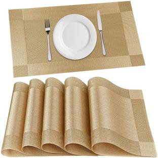 infinitepiinitiatives Rectangular Pack of 6 Table Placemat