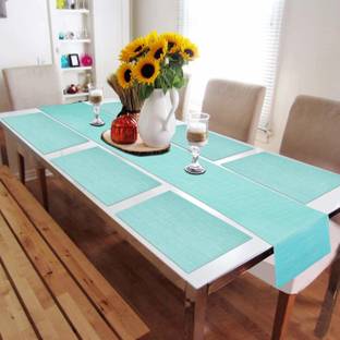 HOKiPO Rectangular Pack of 7 Table Placemat