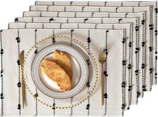 ALSTONIA Rectangular Pack of 6 Table Placemat