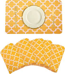 KUBER INDUSTRIES Rectangular Pack of 6 Table Placemat