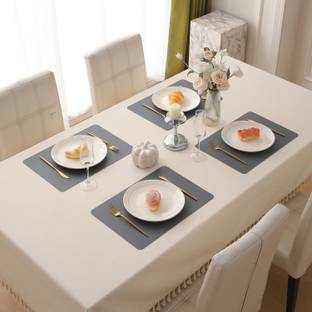 HOKiPO Rectangular Pack of 4 Table Placemat