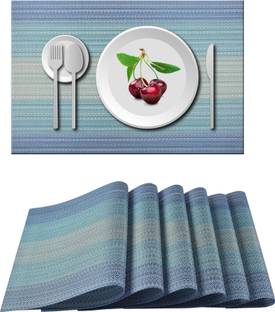 YELONA Rectangular Pack of 6 Table Placemat