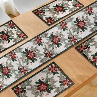 HOKiPO Rectangular Pack of 5 Table Placemat