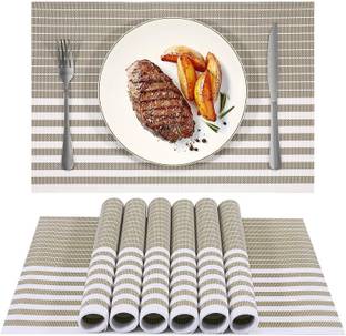 येलोना रेक्टेंगुलर 6 का पैक टेबल प्लेसमेट