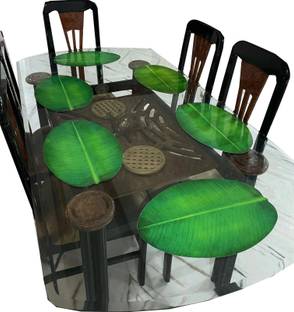 LaVichitra Oval Pack of 6 Table Placemat