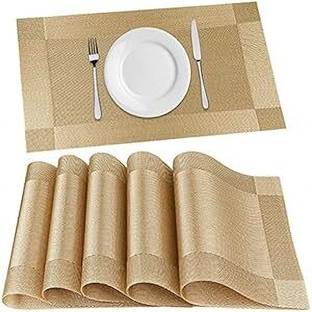 AORDEY Rectangular Pack of 6 Table Placemat