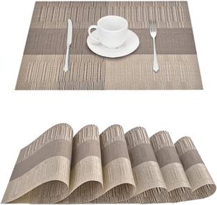 YELONA Rectangular Pack of 6 Table Placemat