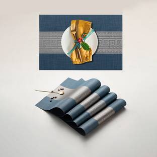 YELONA Rectangular Pack of 4 Table Placemat