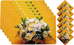 KUBER INDUSTRIES Rectangular Pack of 6 Table Placemat