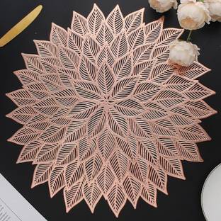 Dakshya Industries Round Pack of 2 Table Placemat