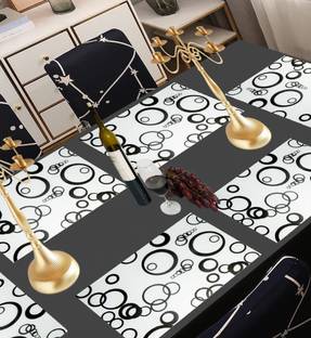 REVEXO Rectangular Pack of 6 Table Placemat