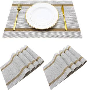 YELONA Rectangular Pack of 8 Table Placemat