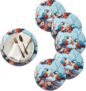 Artistic Den Round Pack of 6 Table Placemat