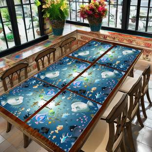 REVEXO Rectangular Pack of 6 Table Placemat