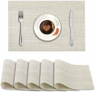 HOKiPO Rectangular Pack of 6 Table Placemat