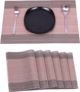 YELONA Rectangular Pack of 6 Table Placemat