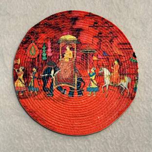 Artistic Den Round Pack of 1 Table Placemat
