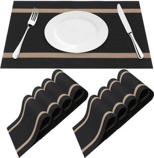 YELONA Rectangular Pack of 8 Table Placemat