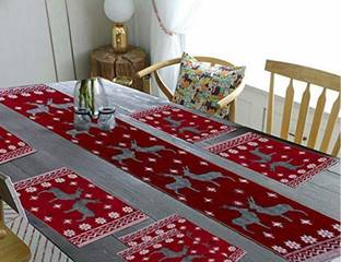 Shoppingzone Rectangular Pack of 7 Table Placemat