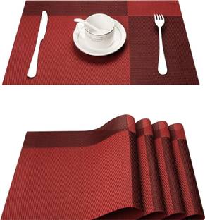 YELONA Rectangular Pack of 4 Table Placemat